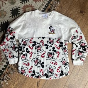Disney Fleece Spirit Jersey Medium Christmas Holiday Cheer 🎄